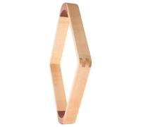 GANAZONO Billiard Pool Ball Rack Wooden Rhombus Frame Beige 7.6x7.6 Inch for 9-ball Games, Professional Billiards Table Accessory for Indoor Home Party Game