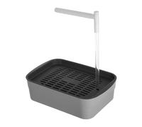GANAZONO Bird Bath for Cage Parrot Shower Automatic Parakeet Bathtub with Efficient Water Conservation ABS Material 33X31.5X20.8Cm Home Bird Bathing Container