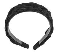 GANAZONO Braided Hair Headband Wig with Teeth High Temperature Fishbone Braid Hairband for Women and Teens Comfortable Fits Natural Black Hair Accessory for Daily Wear and Parties