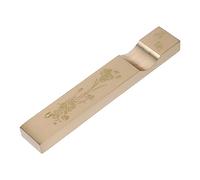 GANAZONO Brass Paperweight for Calligraphy Practice Rectangular Metal Paper Weight Brush Holder Chinese Calligraphy Decor for Artists and Writers