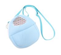 GANAZONO Breathable Small Animal Carrier Bag with Soft Cozy Lining Adjustable Shoulder Strap Portable Travel Carrier for Hamsters Guinea Pigs Squirrels Chinchillas Comfortable Mesh Pet Tote
