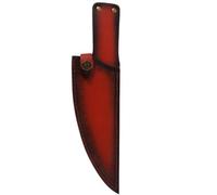 GANAZONO Brown with Excellent Durability and Protector Reconstituted Leather Kitchen Knife Sheath for Kitchen Use for Home