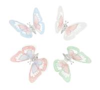 GANAZONO Car Air Vent Decorations Butterfly Shape Easy-to-Clean Cloth Accessories for Center Console