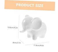 GANAZONO Cartoon Elephant Ceramic Succulent Planter with Drainage Durable Bonsai Pot for Desktop Gardening and Flower Display Plant Lovers