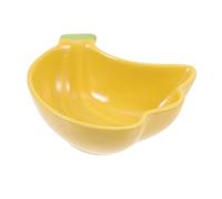 GANAZONO Cartoon Hamster Feeding Bowl Ceramic Food Holder for Hamsters Gerbils Pets Safe Smooth for Food Water Cute Design for Home Decor