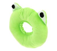 GANAZONO Cartoon Plush Cat Collar Anti-scratch Cone for Support Soft Design for Cats and Kittens Frog