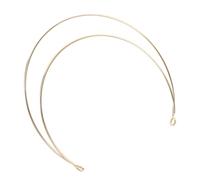GANAZONO Celestial Ring Headband Gold Celestial Headpiece for Women Double Goddess Crown Headband for Halloween Cosplay and Wedding Photos Angel Costume Accessories