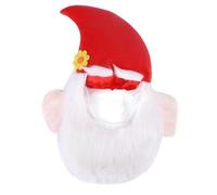 GANAZONO Christmas Pet Hat Whiskers, Funny Dog and Cat Costume Accessory for Holiday Parties and Festive Cosplay