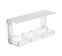 GANAZONO Clear Window Bird Feeder Suction Cup Mounted Outdoor Bird Feeding Platform with Roof Easy Installation Removable Tray Sturdy Construction for Balcony and Garden Wildlife Watching