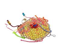 GANAZONO Colorful Birdcage Accessory for Parakeets and Cockatiels Fun Chewing and Swing Toy Teething Toy for Birds Easy to Suspend for Cage Play