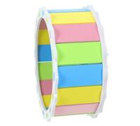 GANAZONO Colorful Silent Hamster Wheel Wooden Running for Hamsters Mice Pets Easy to Clean Durable Playground Accessory Fun Activity for Furry Friends