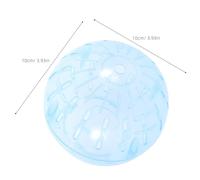 GANAZONO Compact Hamster Running Ball Blue Lightweight Exercise for Pets Gerbils Guinea Pigs Safe Portable Cage Plaything for Mental Health and Fitness