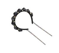 GANAZONO Creative Floral Rhinestone Tassel Headband for Women Elegant Headdress Accessory for Parties and Everyday Wear Comfortable and Stylish Hairband