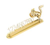 GANAZONO Creative Temporary Vehicle Parking Plate with Squirrel Design Clear Phone Number Display for Car Dashboard Practical Auto Accessory for Diverse Parking Situations and Easy