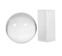 GANAZONO Crystal Triangular Prism with Distortion-free Images 2pcs for Light Refraction and Photography for Physics Teaching and Science Classroom Experiments