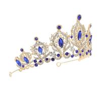 GANAZONO Crystal Wedding Crown Headband for Brides Bridal Tiara with Sparkling Design for Weddings Birthdays Parties and Engagements Elegant Hair Accessories