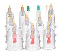 GANAZONO Cupping Massage Cups for Double Sided Suction Cups Dry Cupping Outdoor Household Massage Beauty Tool