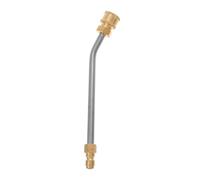 GANAZONO Curved Stainless Steel Car Spray Lance Extension Bar with Quick Connect for High Pressure Washer Replacement Pole for Home Car Cleaning and Agricultural Irrigation Random Color