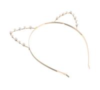 GANAZONO Cute Cat Ear Headband Hollow Ears and Faux Stylish Decorative Hair Accessory for Parties Daily Wear and Special Occasions Comfortable Sturdy Hairstyles