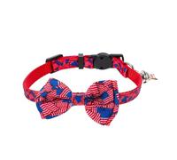 GANAZONO Decorative Flag Pet Collar for Cats American Flag Design Safe Comfortable Neck Collar for Daily Wear Christmas Parties and Special Occasions