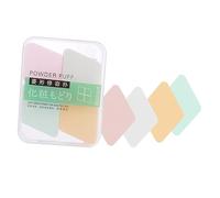 GANAZONO Diamond Shape Makeup Puff Velour Powder Sponge for Facial Makeup Wet and Dry Use for Setting Powder Application