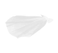 GANAZONO Dog Bridal Hair Ornament with Bow Decor Elegant Veil Dress for Pet Wedding Birthday Party Supplies Soft Comfortable Gauze for Dogs Furry Friends Wedding Costume