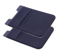 GANAZONO Double Layer Phone Pouch Leaves No Sticky Residue for Securely Holding Cards on Smartphones Adhesive Holder 2pcs with Pu and PVC Material for Cell Phone Back