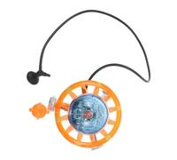 GANAZONO Ecological Fish Tank Decoration Funny Tank Decorations Aquarium Décor Thematic Ornaments Ufo Aquarium Decor Orange Plastic