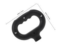 GANAZONO Ergonomic Adjustable Cart Handle Replacement with B-Type Clip Versatile Wagon Push Handle Accessory for Camping Trailers and Outdoor Trolleys Easy Operation and Comfortable Grip