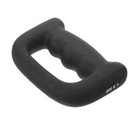 GANAZONO Ergonomic D Shape Grip Dumbbell 1.5kg Steel Hand Weight with Rounded Ends for Muscle Workout and Family Training, Space Saving Storage and Quick Weight Change