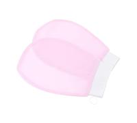 GANAZONO Exfoliating Bath Gloves Portable Shower Towels for Gentle Skin Scrubbing Dead Skin Removal Comfortable Massage Effect Pink Color