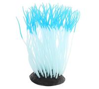 GANAZONO Fish Tank Decoration Lifelike Artificial Sea Anemone Ornament Dark Silicone Underwater Decor for Aquariums Easy to Care for Design