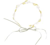 GANAZONO Floral Crown Headband with Leaf Crown Design, Wedding Hair Wreath for Brides and Bridesmaids, Fairy-Inspired Flower Headpiece Accessories for Bridal Ceremony