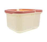GANAZONO Foot Bath Bucket Small Milk White with Insulation Foot Soak Tub Home Use Pedicure Spa Basin and Massage