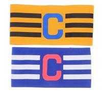 GANAZONO Football Captain's Armband Elastic Soccer Arm Band for Adults and Youth Waterproof and Colorful Design for Team Sports and Training