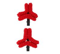 GANAZONO Funny Headwear Angry Hairpins Fun Hair Clips for Women Hairstylist Essentials Bangs Hair Clip Red