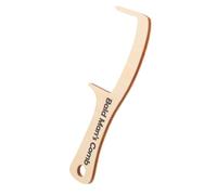 GANAZONO Funny Wooden Comb Men Bald Man Joke Comb Humorous Multifunctional Grooming Tool Sleek Simple Design Light Yellow Prank Prop for Comedy Acts and Clown Costumes