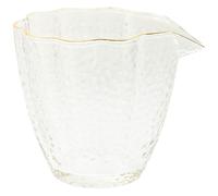 GANAZONO Glass Tea Dispenser Cup and Bright Material with Hammered Texture Multi-Function Tea Storage Cup Simple Design for Personal Gatherings