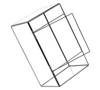 GANAZONO Glass Terrarium Air Planter Clear Geometric Desktop Holder for Succulent Plants DIY Miniature Landscape Display for Home Office and Garden Decor