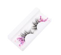 GANAZONO Glitter False Eyelashes Fake Eyelashes 1 Pair Fluorescent Sequin Dramatic Design Lightweight Comfortable for Women Stage Makeup Party Use