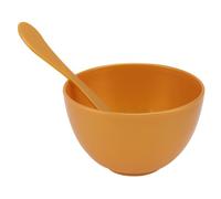 GANAZONO Golden Pp Mask Mixing Bowl Medium Size Anti-drop Plastic Beauty Bowl for Diy Face Mask and Home Spa Use