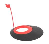 GANAZONO Golf Putting Cup Training Aid Set Rubber Putting Cup Flag Golf Practice Tool for Beginners and Pros