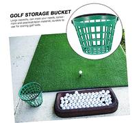 GANAZONO Golfball Container Plastic Storage Basket for and Transport Durable Bucket for Practice Balls for Golfers and Clubs Holds Balls
