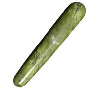 GANAZONO Green Aventurine Jade Acupoint Massager Stick Portable Facial Gua Sha Tool for Meridian Therapy and Body Relaxation