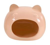 GANAZONO Hamster Hideout Ceramic House for Small Pets Cute and Durable Sleeping Hut for Guinea Pigs Hedgehogs and Rats Adorable Design for Comfort and Play