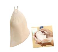GANAZONO Handmade Exfoliating Net for Facial Cleaning Set of 10 Soap Pouches Sensitive Skin and Daily Use