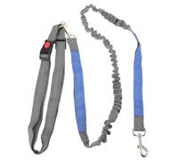 GANAZONO Hands Free Dog Running Leash Belt Adjustable Bungee, Reflective Multifunctional Pet Walking Harness for Large Dogs, Comfortable Waist Strap for Jogging and Outdoor Exercise