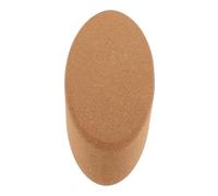 GANAZONO High Density Cork Yoga Blocks Oval Shape for Yoga Stretching and Toning Soft Cork Fitness Aid for Beginners and Experts Support Balance and Flexibility