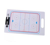 GANAZONO Hockey Planning Board Portable Dry Erase Clipboard for Ice Hockey Durable Lightweight Design for Field Court Reusable Erasable Surface for Seamless Demonstration and Adjustments