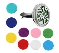 GANAZONO Hollow Stainless Steel Car Aromatherapy Clip Diffuser Stylish Vent Clip for Car Odor Elimination Suitable for Various Occasions Safe and Convenient Design